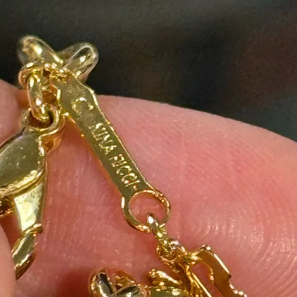 Vintage Nina Ricci Enameled Fabrege Egg Chain Necklace. - Picture 4 of 6